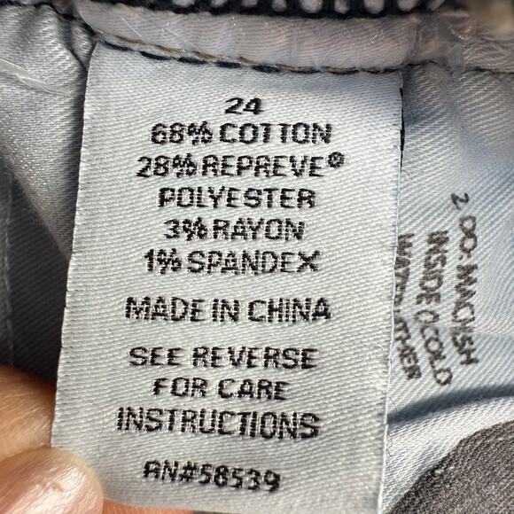 Evereve Jeans Women's 24 (0) Light Blue High Rise Fit Ever Straight Skinny Leg - Picture 6 of 14